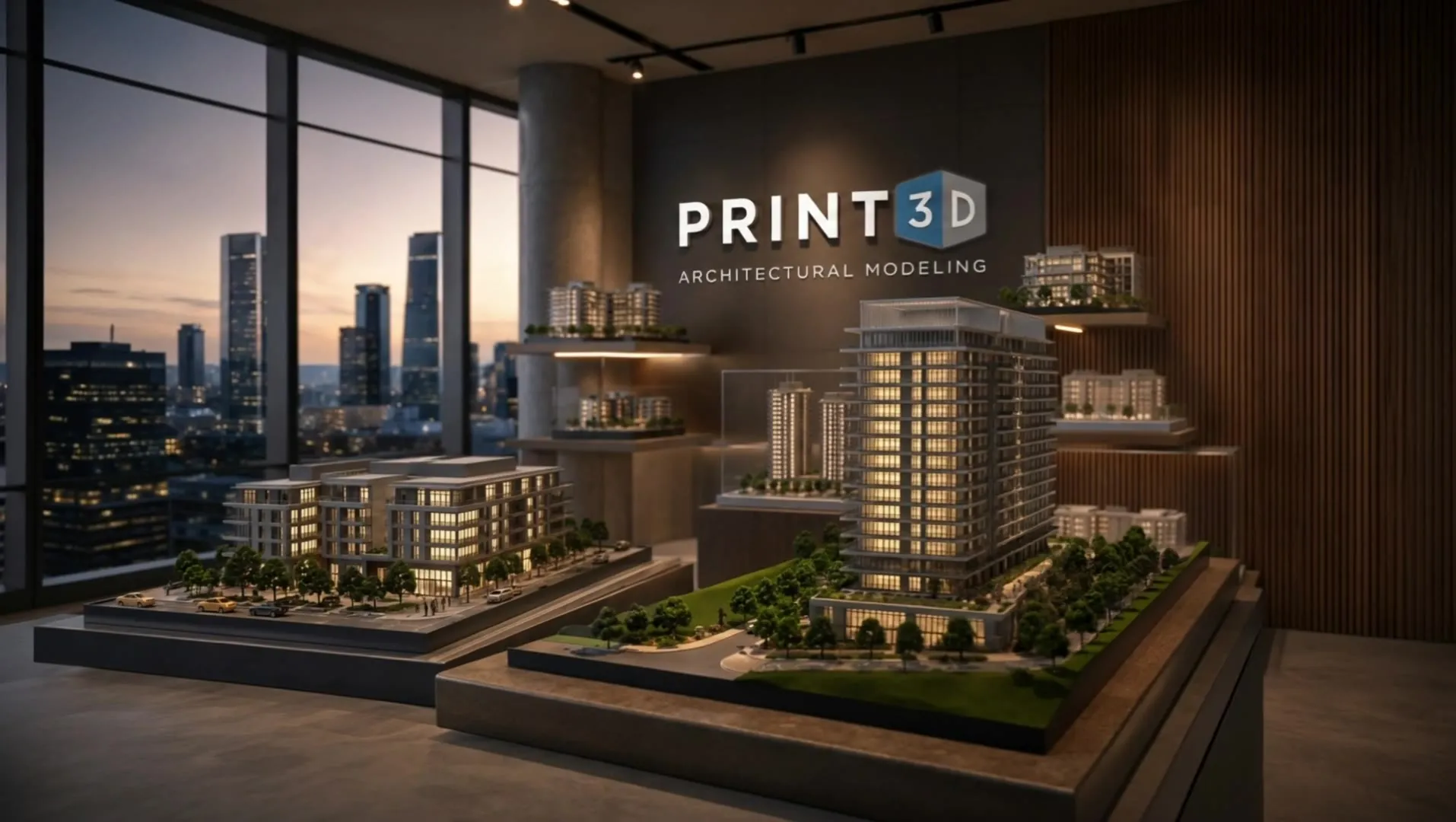 דף הבית של print3d.co.il — אתר מודלים אדריכליים שבניתי וקידמתי בגוגל